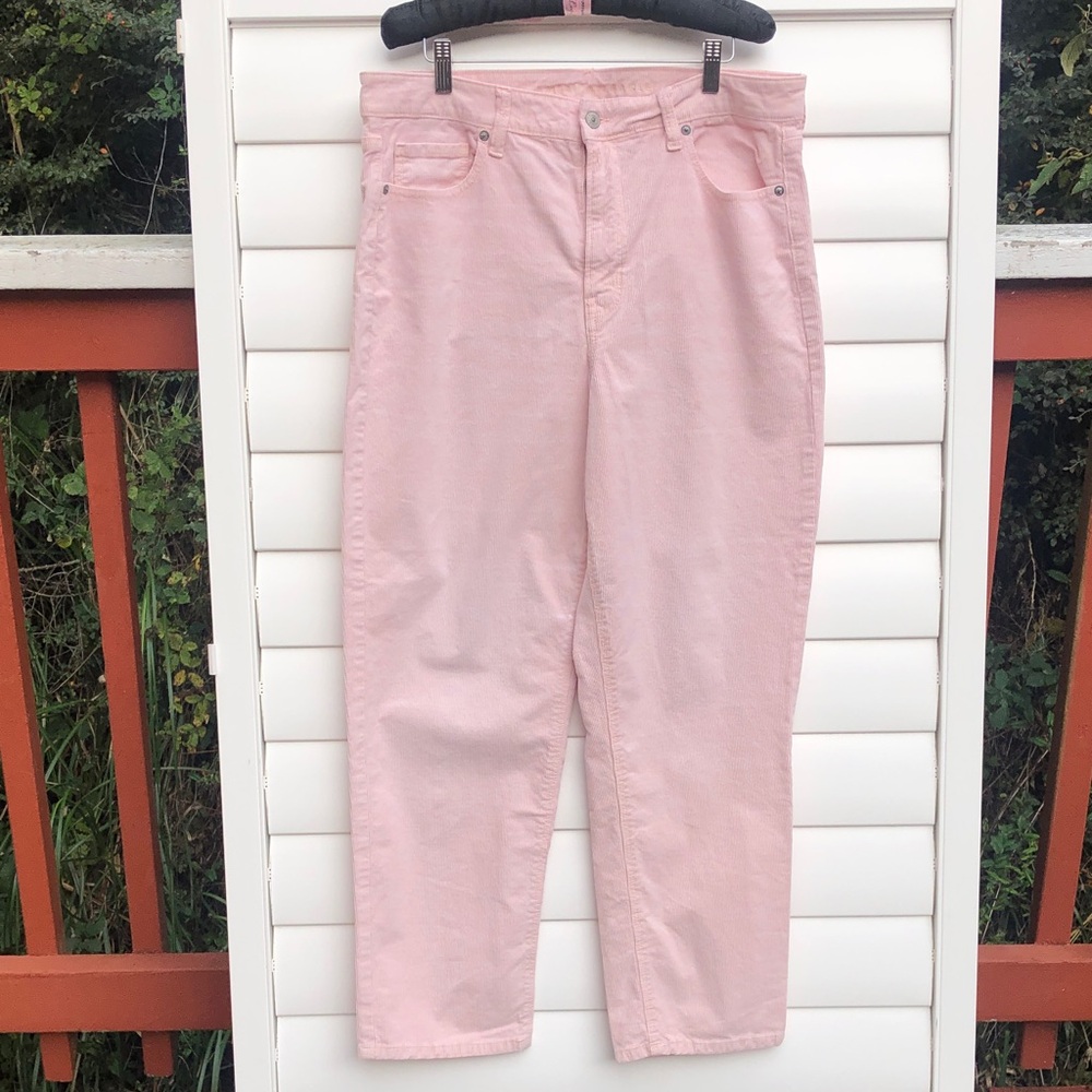 American Eagle Outfitters Light Pink Straight Leg Pants